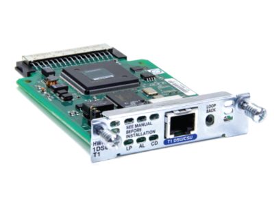 CISCO 1-Port T1/Fractional T1 DSU/CSU WAN Interface Card