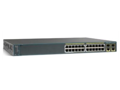 WS-C2960+24LC-S CISCO Catalyst C2960-Plus 24 Ports Manageable Layer 2 Network Switch