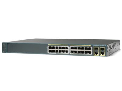 WS-C2960+24PC-L CISCO Catalyst C2960-Plus 24 Ports Manageable Layer 2 Network Switch with PoE