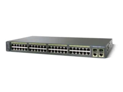 WS-C2960+48PST-S CISCO Catalyst C2960-Plus 48 Ports Manageable Layer 2 Network Switch