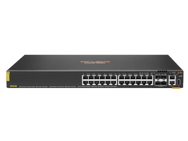 S0M82A HPE Aruba CX 6200F 24-port Class‑4 PoE 4SFP 370W Switch by D-ziner.com, LLC