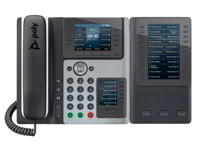 82M93AA HP Poly Edge E400 PoE-enabled IP Phone by D-ziner.com, LLC