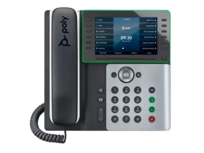82M94AA HP Poly Edge E500 IP Phone and PoE-enabled by D-ziner.com, LLC