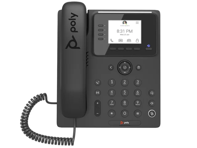 848Z7AA HP Poly CCX 350 PoE-enabled Business Media Phone for Microsoft Teams by D-ziner.com, LLC